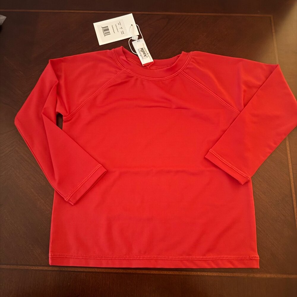 Andie Kids Boys Girls Toddler The Kids Rashguard Red Size 3T New with Tags